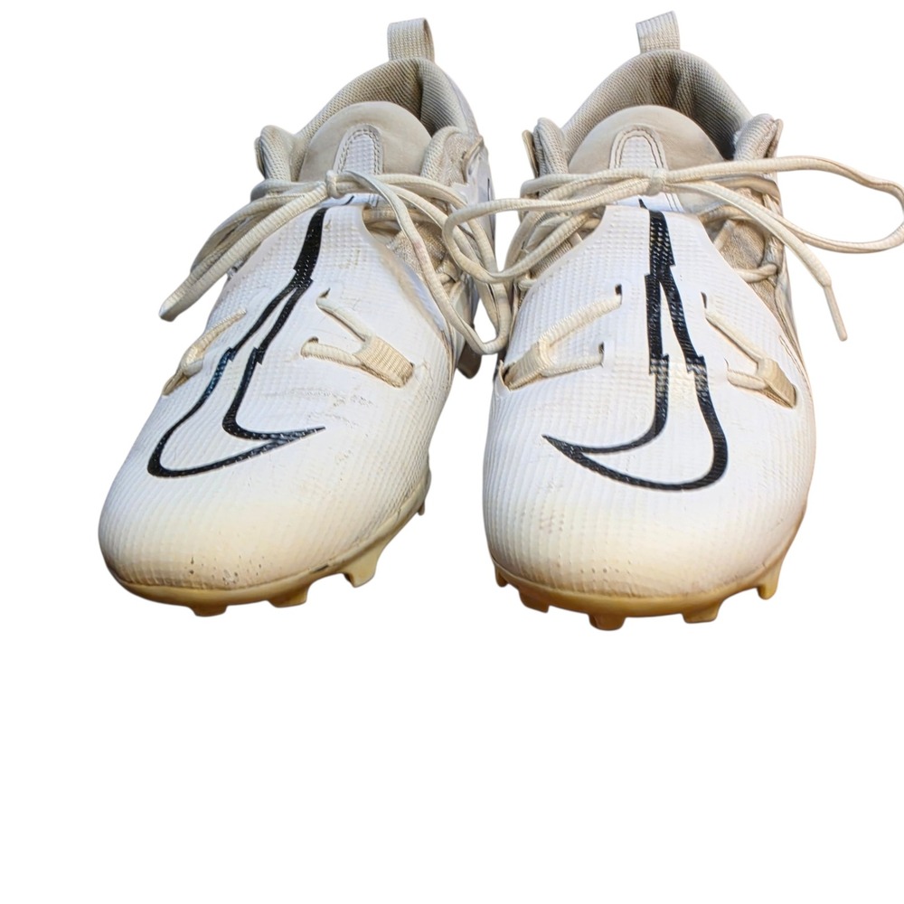 Nike Alpha Menace Pro 3 Football Cleats White Black CT6649-109 Mens 10 - Picture 3 of 8